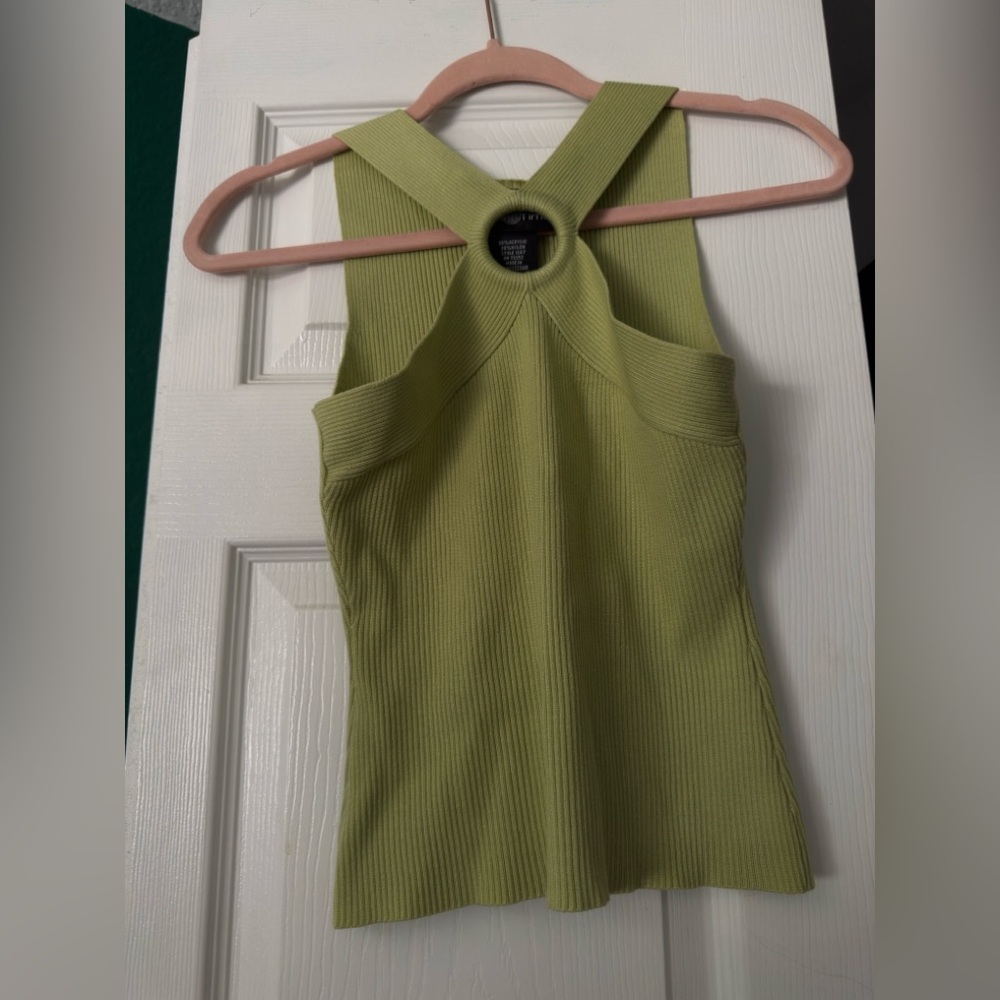 It's Our Time Light Green Ribbed Tank Top - Picture 6 of 6